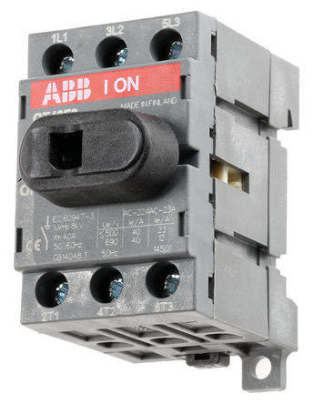 ABB - 1SCA104902R1001 - ABB IP20 3 DIN 찲װ ۶ϸ뿪 1SCA104902R1001, 40 A, 11 kW		