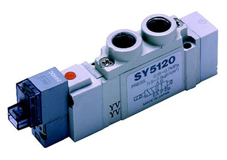 SMC - SY5120-5DZ-C6F-Q - SMC SY5000 ϵ G ʽ 6 mm ѹ /ȵ ŷ SY5120-5DZ-C6F-Q, 尲װ, 24V dcȦѹ, 0.15  0.7Mpa, +50C		