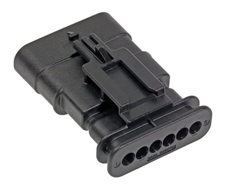 Molex - 34899-6020 - Molex MXP120 系列 6路 黑色 公 连接器 34899-6020, 压接端接		