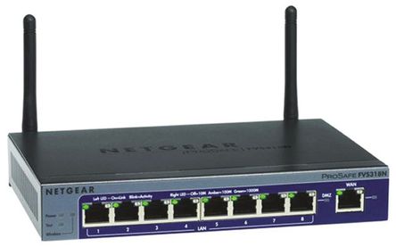 Netgear - FVS318N-100EUS - Netgear FVS318N 10/100/1000 Mbps  ǽ, 1 WAN ˿, 8 LAN ˿ - 95Mbit/s		