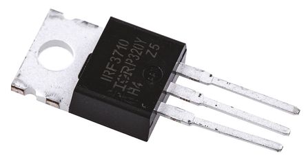 Infineon - IRF3710PBF - Infineon HEXFET ϵ Si N MOSFET IRF3710PBF, 57 A, Vds=100 V, 3 TO-220ABװ		