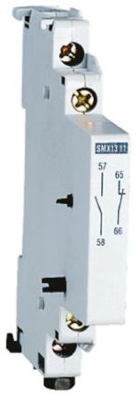 Lovato - 11SMX1202 - Lovato 侧面安装 辅助接触块 11SMX1202, 螺钉接端, 2 常闭, 6 A, 250 V		
