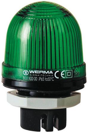 Werma - 80120068 - Werma 801 ϵ ɫ LED, ȶƹ źŵ 80120068, 230 V , 尲װ		