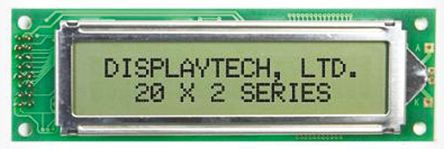 Displaytech - 202A-FC-BC-3LP - Displaytech ͸ ĸ LCD ɫʾ 202A-FC-BC-3LP, LED, 220ַ		