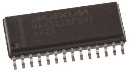 Maxim - MAX3111EEWI+G36 - Maxim MAX3111EEWI+G36 2ͨ 0.25Mbit/s UART, ֧RS232UART׼, 3.3 V, 28 SOIC Wװ		