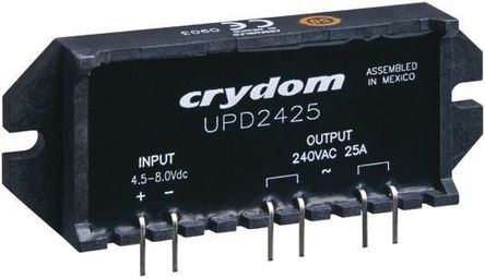Crydom - UPD2425F-10 - Crydom 25 A rms ̰װ ̵̬ UPD2425F-10, SCR, ˲ʱл, 280VЧֵ		