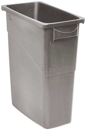 Rubbermaid Commercial Products - FG354100LGRAY - Rubbermaid Commercial Products Slim Jim 60L ɫ PE  FG354100LGRAY, 632 x 279 x 588mm		