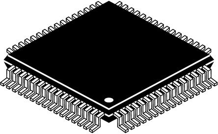 Microchip PIC32MX440F256H-80I/PT