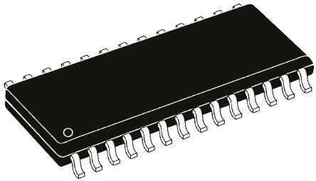 Microchip - PIC24FJ128GB202-I/SO - Microchip PIC24FJ ϵ 16 bit PIC MCU PIC24FJ128GB202-I/SO, 32MHz, 128 kB ROM , 8 kB RAM, 1xUSB, SOIC-28		