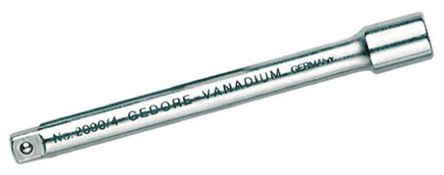 Gedore - 2090-4 - Gedore 1/4 in 钒钢 方形 延展 2090-4, 总长97 mm		