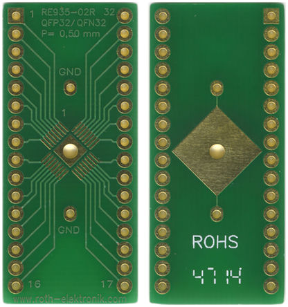 Roth Elektronik - RE935-02R - Roth Elektronik RE935-02R ˫ չ, ·, 42.55 x 10.05 x 1.5mm		