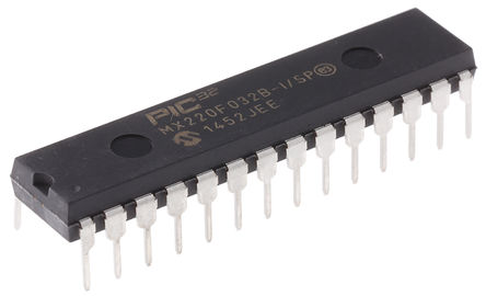 Microchip - PIC32MX220F032B-I/SP - PIC32MX ϵ Microchip 32 bit PIC MCU PIC32MX220F032B-I/SP, 40MHz, 35 kB ROM , 8 kB RAM, 1xUSB, SPDIP-28		