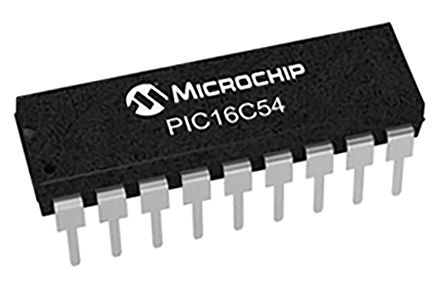 Microchip - PIC16C54-XT/P - Microchip PIC ϵ 8 bit PIC16C MCU PIC16C54-XT/P, 40MHz, 0.75 kB ROM OTP, 25 B RAM, PDIP-18		