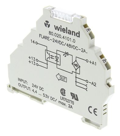 Wieland - 80.020.4101.0 - Wieland 2 A DIN찲װ ̵̬ 80.020.4101.0, 53 V		