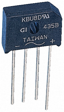 Taiwan Semiconductor - KBU805G T0 - Taiwan Semiconductor KBU805G T0  , 8A 600V, 4 KBUװ		