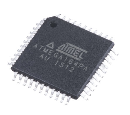 Atmel - ATMEGA164PA-AU - Microchip ATmega ϵ 8 bit AVR MCU ATMEGA164PA-AU, 20MHz, 16 kB512 B ROM , 1 kB RAM, TQFP-44		