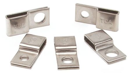 HellermannTyton - 151-00838 - HellermannTyton SSPC 系列 不锈钢 23mm x 10.2 mm 电缆扎带安装 SSPC5，适用于10mm 宽扎带		