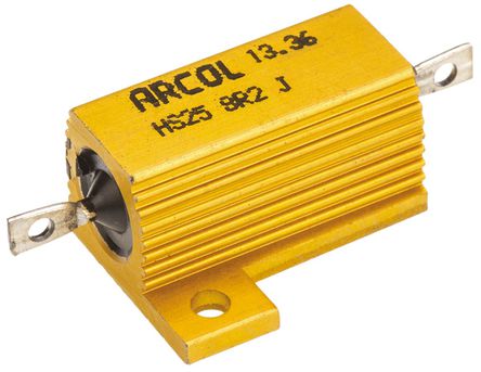Arcol - HS25 8R2 J - Arcol HS25 ϵ HS25 8R2 J 25W 8.2 5%  尲װ̶ֵ, Ӷ, Ƿװ		