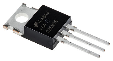 Fairchild Semiconductor - FDP025N06 - Fairchild Semiconductor PowerTrench ϵ Si N MOSFET FDP025N06, 265 A, Vds=60 V, 3 TO-220װ		