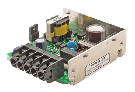 TDK-Lambda - HWS-15A-15 - TDK-Lambda 15W 单输出 嵌入式开关模式电源 SMPS HWS-15A-15, 120 → 370 V dc, 85 → 265 V ac输入, 12 → 18V输出, 1A输出		