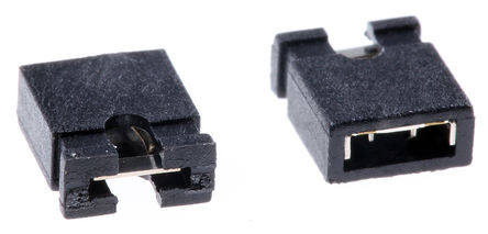 Wurth Elektronik - 60900213421 - Wurth Elektronik 黑色 2路 2.54mm节距 开放式顶部 跳线母座 60900213421, 铜合金触芯		