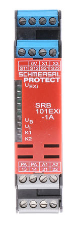 Schmersal - SRB101EXI-1A - Schmersal  SRB 101Exi ϵ ˫ͨ ȫ̵ SRB101EXI-1A, 24 V ֱԴ, 1 ȫ, 1 		