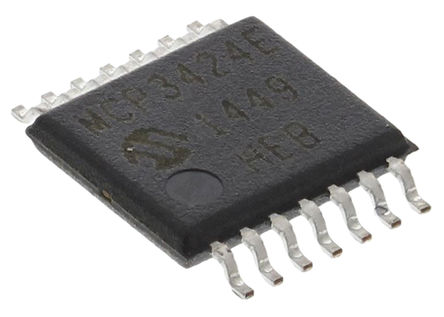 Microchip - MCP3424-E/ST - Microchip MCP3424-E/ST 18 λ ADC, , нӿ, 14 TSSOPװ		