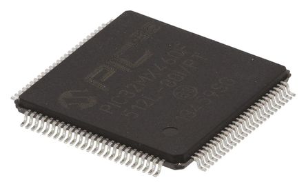 Microchip - PIC32MX460F512L-80I/PT - Microchip PIC32MX ϵ 32 bit PIC MCU PIC32MX460F512L-80I/PT, 80MHz, 12 kB512 kB ROM , 32 kB RAM 2xUSB, TQFP-100		
