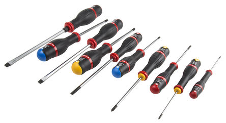 Facom - ANW.J10 - Facom 10件装 工程师 多种刀头 螺丝刀套件 ANW.J10		