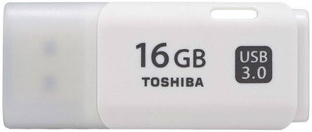 Toshiba - THN-U301W0160E4 - Toshiba TransMemory 16 GB USB 3.0 U		