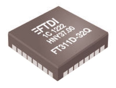 FTDI Chip - FT311D-32Q1C-R - FTDI Chip FT311D-32Q1C-R USB , ֧USB 1.1USB 2.0, 3.3 V ֱ, 32 QFNװ		