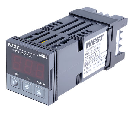 West Instruments - N6500Z211000 - West Instruments N6500 ϵ, ¶ȷΧѡ PID ¶ȿ N6500Z211000, 48 x 48 (1/16 DIN)mm, 100  240 V , 2		