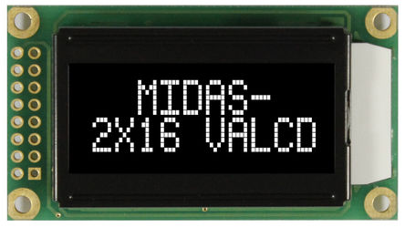 Midas - MC20805A12W-VNMLW - Midas MC20805 ϵ ͸ʽ ĸ LCD ɫʾ MC20805A12W-VNMLW, LED, 28ַ		