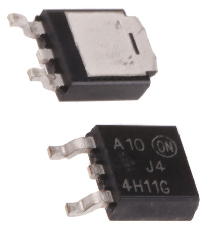 ON Semiconductor - MJD44H11G - ON Semiconductor MJD44H11G , NPN , 8 A, Vce=80 V, HFE:40, 85 MHz, 3 DPAKװ		