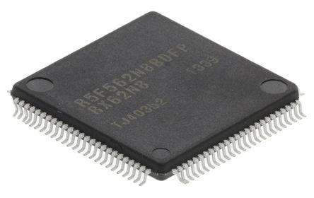 Renesas Electronics - R5F562N8BDFP#V0 - RX600 ϵ Renesas Electronics 32 bit RX MCU R5F562N8BDFP#V0, 100MHz, 512 kB ROM , 96 kB RAM 2xUSB, LFQFP-100		