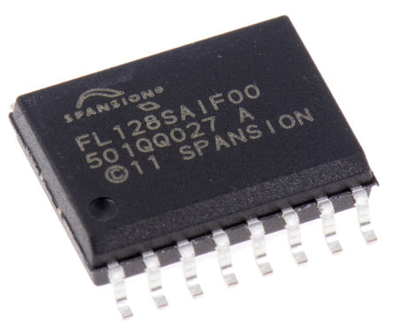 Spansion - S25FL128SAGMFI000 - Spansion S25FL128SAGMFI000 , 128Mbit (8M x 16 λ), SPIӿ, 8ns, 2.7  3.6 V, 16 SOICװ		