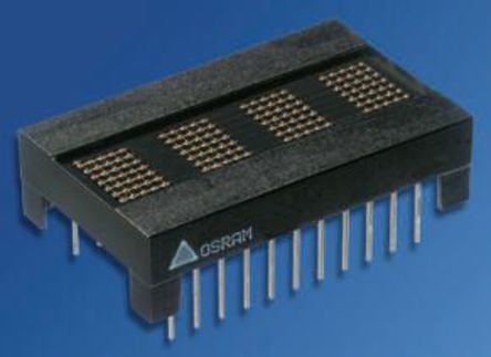 OSRAM Opto Semiconductors - DLG3416 - Osram Opto 4ַ ĸ 7 x 5 ɫ LED ʾ DLG3416, 0.14 mcd/, 7.0mmַ, ͨװװ		