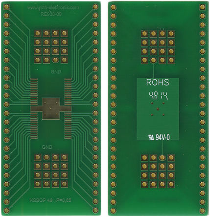Roth Elektronik - RE938-09 - Roth Elektronik RE938-09 ˫ չ, ·, 61.59 x 28.57 x 1.5mm		