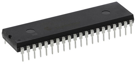 Microchip - PIC18F45K22-I/P - Microchip PIC18F ϵ 8 bit PIC MCU PIC18F45K22-I/P, 16MHz, 256 B32768 B ROM , 1536 B RAM, PDIP-40		