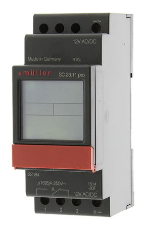 Muller - SC 28.11 pro 12V - Muller 1ͨ 氲װʱ 114-A4--24VDC N, ʱλ: , 12 V /ֱԴ		