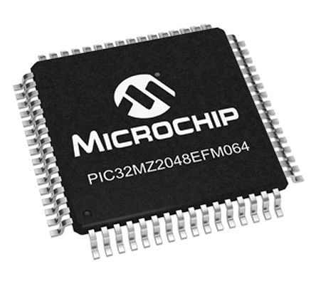 Microchip - PIC32MZ2048EFM064-I/PT - PIC32 ϵ Microchip 32 bit MIPS? MicroAptiv? MCU PIC32MZ2048EFM064-I/PT, 200MHz, 160棩kB2048棩kB ROM 		