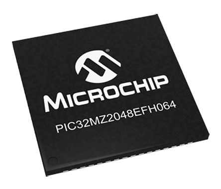 Microchip - PIC32MZ2048EFH064-I/MR - Microchip PIC32 ϵ 32 bit MIPS? MicroAptiv? MCU PIC32MZ2048EFH064-I/MR, 200MHz, 160棩kB2048棩kB ROM 		