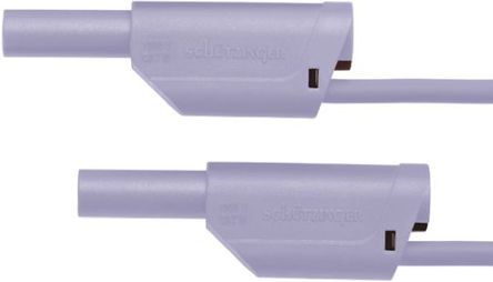 Schutzinger - VSFK 6000 / 2.5 / 50 / PVI - Schutzinger VSFK 6000 / 2.5 / 50 / PVI 紫色 测试引线, 32A额定电流, 1kV, 插头至公, 50cm长		