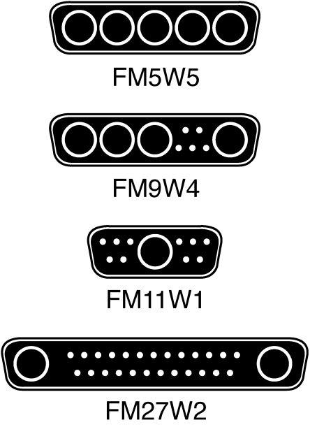 FCT - A MOLEX COMPANY - FM11W1P - FCT - A MOLEX COMPANY FM ϵ 1Դ+ 10źţ · 尲װ Ϻ D-sub  ͷ FM11W1P-4476, 5A		