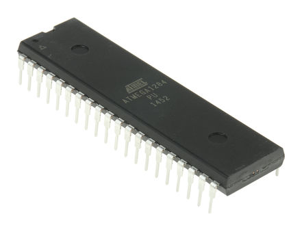 Microchip - ATMEGA1284-PU - Microchip ATmega ϵ 8 bit AVR MCU ATMEGA1284-PU, 20MHz, 128 kB ROM , 16 kB, 4 kB RAM, PDIP-40		