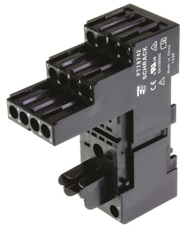 TE Connectivity - PT78742 1-1415526-1 - TE Connectivity 继电器插座 PT78742 1-1415526-1, 适用于PT5 系列		