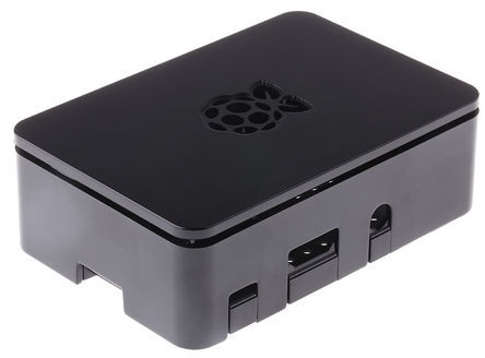 DesignSpark - ASM-1900036-21 - RS Pro ɫ ABS Raspberry Pi 2 B/Raspberry Pi 3 B/Raspberry Pi B+  ASM-1900036-21, 93.74 x 62.6 x 31.5mm		