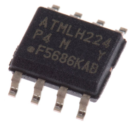 Atmel - AT24MAC402-SSHM-T - Atmel AT24MAC402-SSHM-T EEPROM оƬ, 2kbit, 256 x, 8bit,  - I2Cӿ, 0.55s, 8 SOICװ		