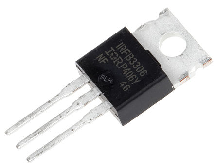 Infineon - IRFB3306PBF - Infineon HEXFET ϵ Si N MOSFET IRFB3306PBF, 160 A, Vds=60 V, 3 TO-220ABװ		