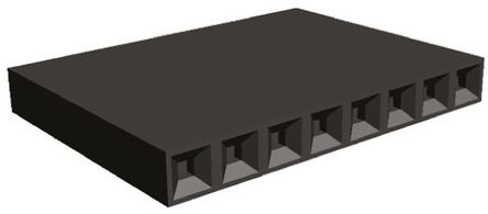 TE Connectivity - 103648-2 - TE Connectivity AMPMODU MTE 系列 3路 2.54mm节距 母 连接器 103648-2, 电缆安装		